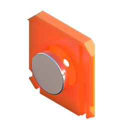 Render of MODULITH Magnet Insert - 6x2mm